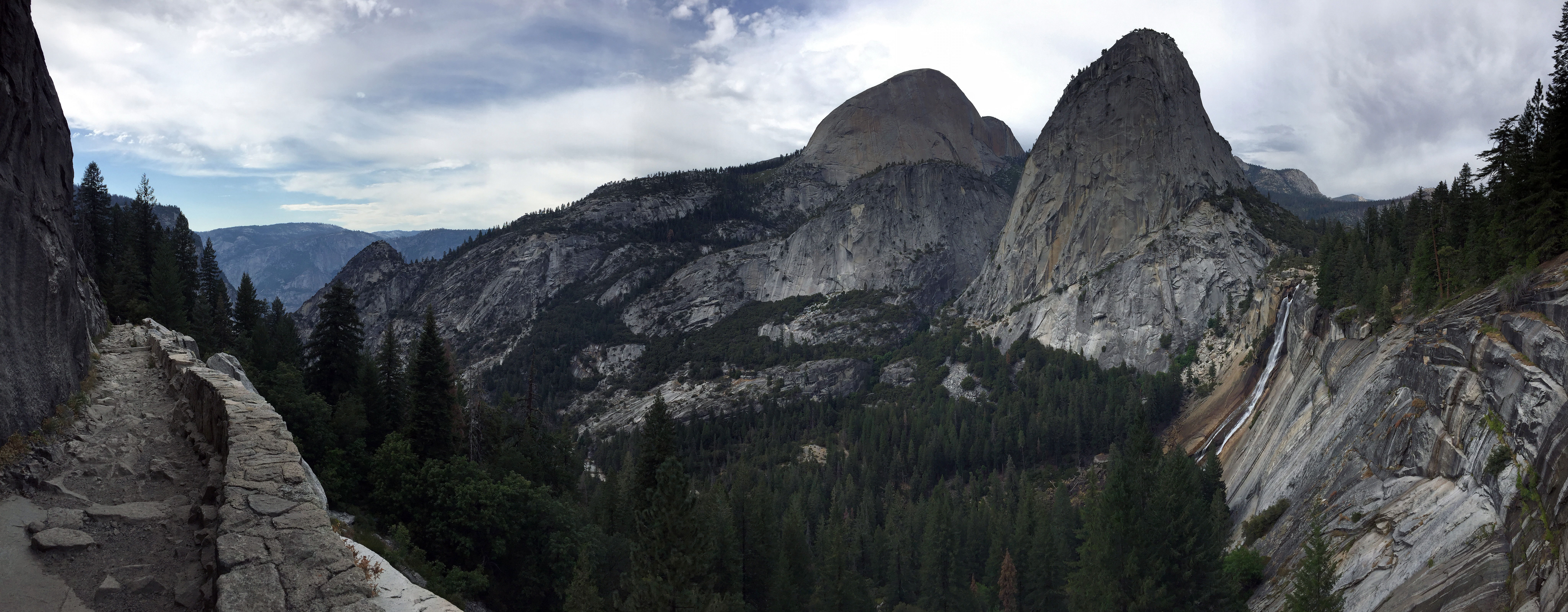 Photo taken on a portion of the John Muir Trail, leaving Nevada Falls